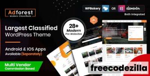 AdForest - Classified Ads WordPress Theme Nulled