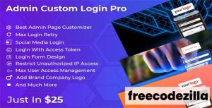 Admin Custom Login Pro Nulled Free Download