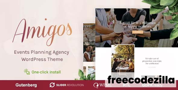 Amigos 1.0.5 [Nulled] - Party & Celebration Event Agency