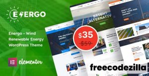 Energo 1.1 Nulled - Wind Renewable Energy WordPress Theme