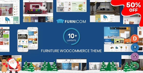 Furnicom v2.0.10 NULLED - Furniture Store WooCommerce Theme