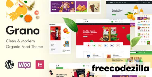 Grano Nulled - Organic & Food WordPress Theme