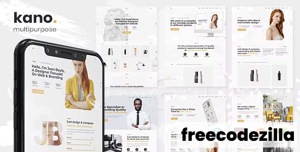 Kano v1.0.3 Nulled - Creative MultiPurpose WordPress Theme