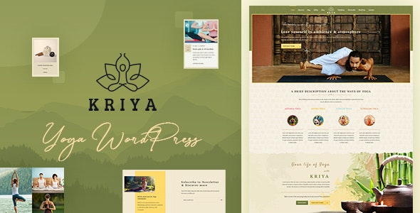 kriya yoga - wordpress theme nulled