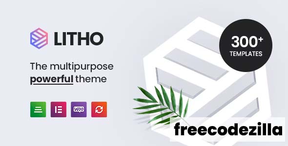 Litho v1.3 Nulled - Multipurpose Elementor WordPress Theme