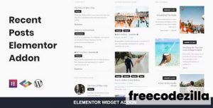 Recent Posts Elementor Addon