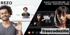 Rezo v1.0.2 Nulled - Resume, vCard, CV WordPress Theme