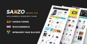 Sanzo v2.1.2 NULLED - Responsive WooCommerce WordPress Theme