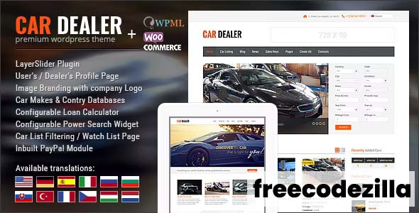 Car Dealer - Automotive Responsive WordPress Theme