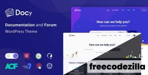 Docy - Documentation and Knowledge base WordPress Theme