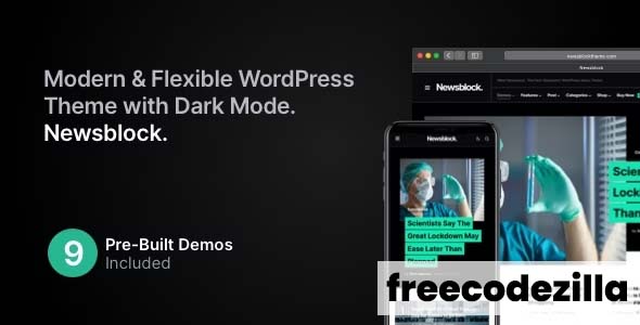 Newsblock - News & Magazine WordPress Theme Nulled