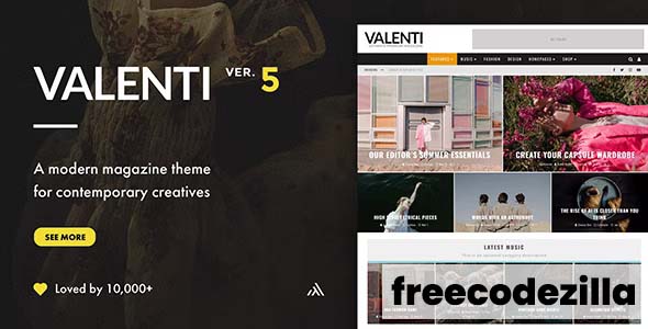 Valenti - WordPress HD Review Magazine News Theme