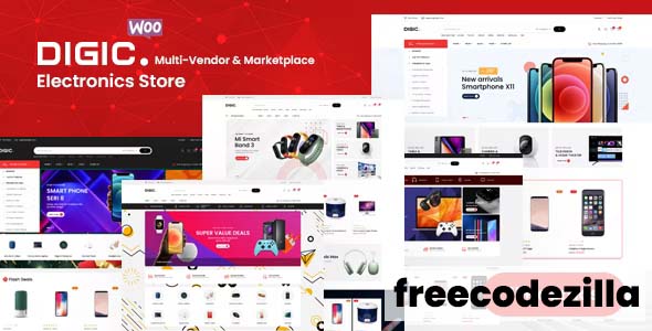 Digic Nulled - Electronics Store WooCommerce Theme
